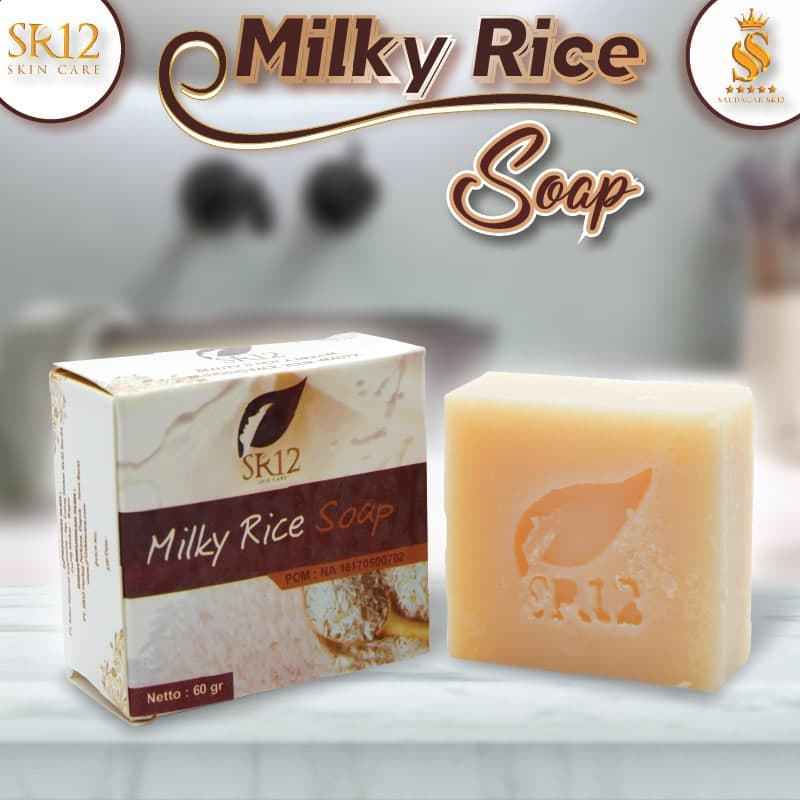 Jual MILKY RICE SOAP SR12 / SABUN SUSU BERAS / SABUN BATANG / SABUN