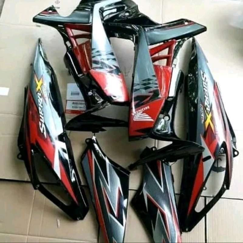 Jual cover body dan sayap supra x 125 batman di Seller YUAN AUTOMOTIVE