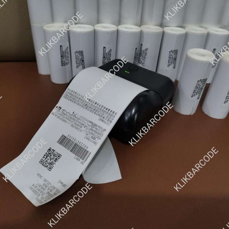 Jual Stiker Thermal 80Mm Label Tempel Continuous ( 76 Mm X 6 Meter
