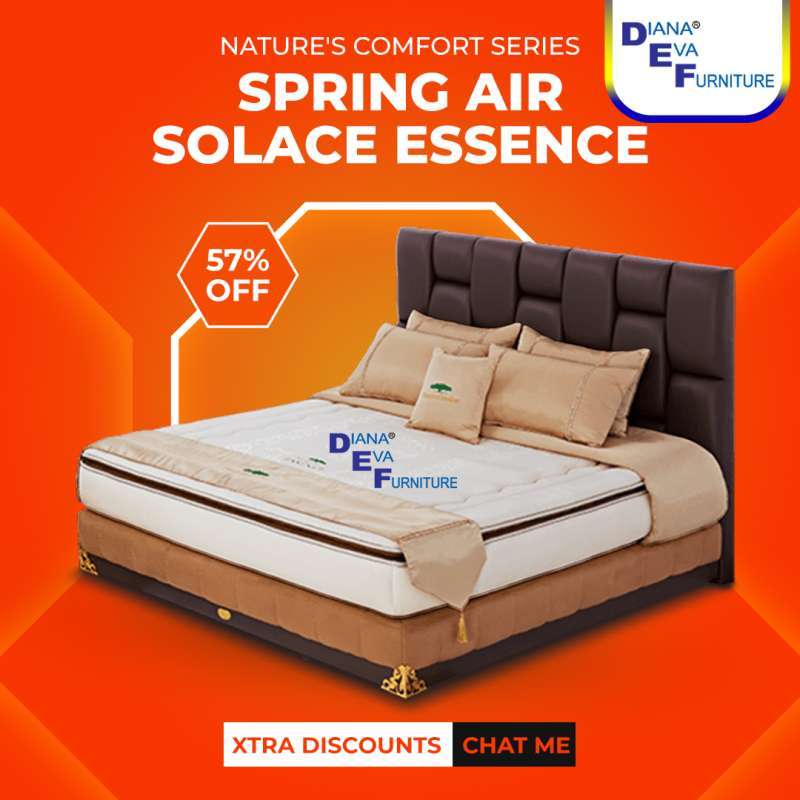 Promo Spring Air Solace Essence Full Set Kasur Matras Full Late 120 X 200 Diskon 62 di Seller
