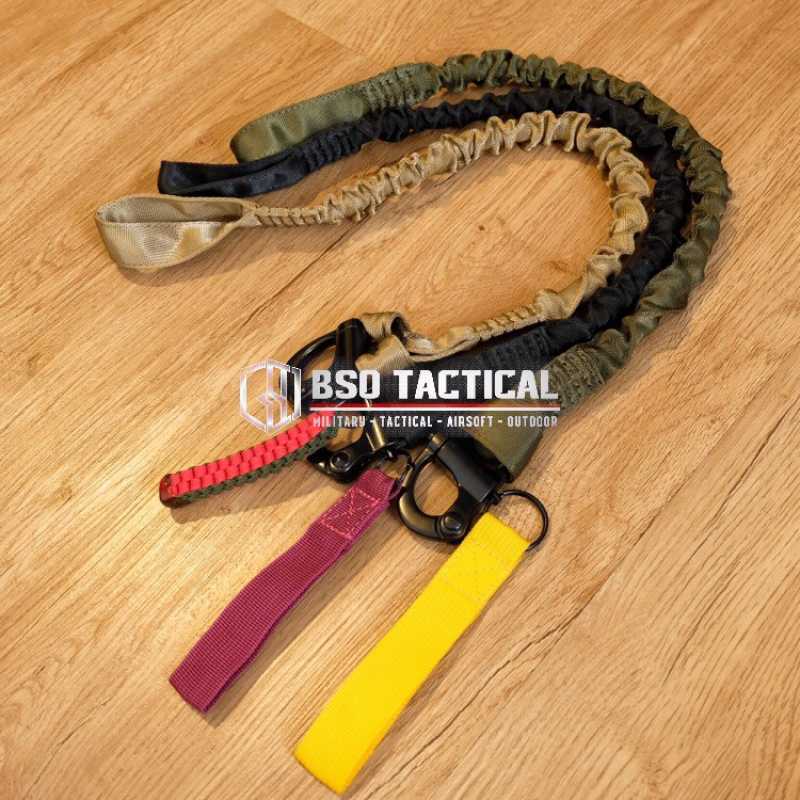 Promo Tactical Safety Lanyard Single Point Outdoor Military Elastic ...