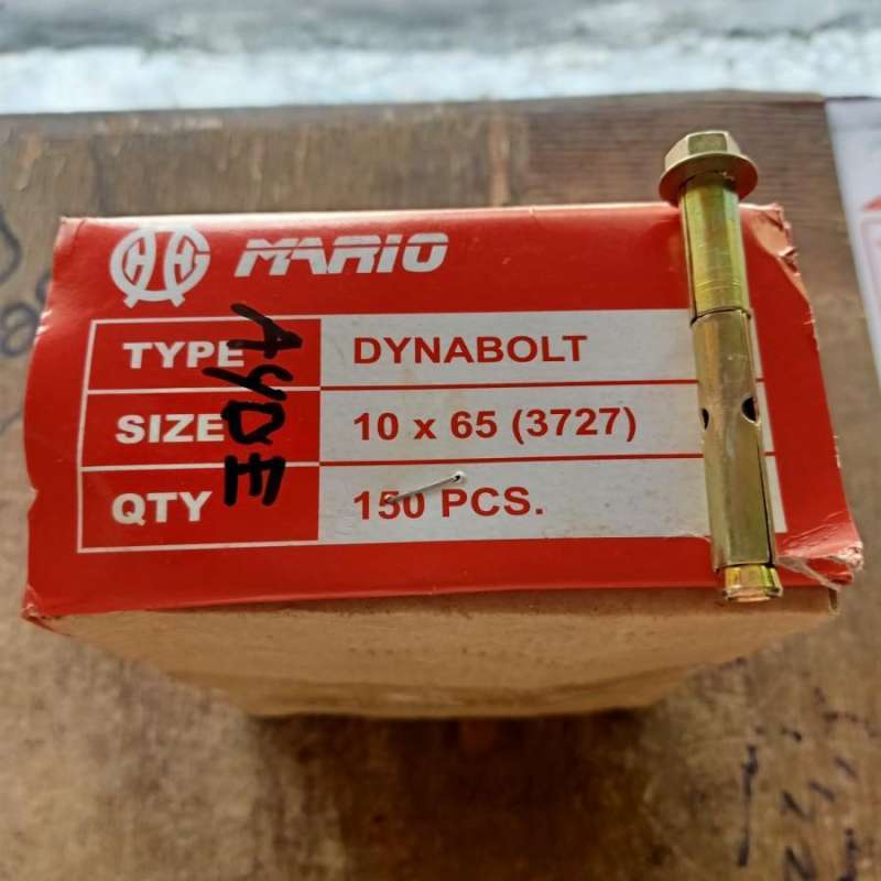 Jual Dynabolt Baut 10 Mm X 65 Mm Dinabol Dinabor Dyna Bolt Tanam ...