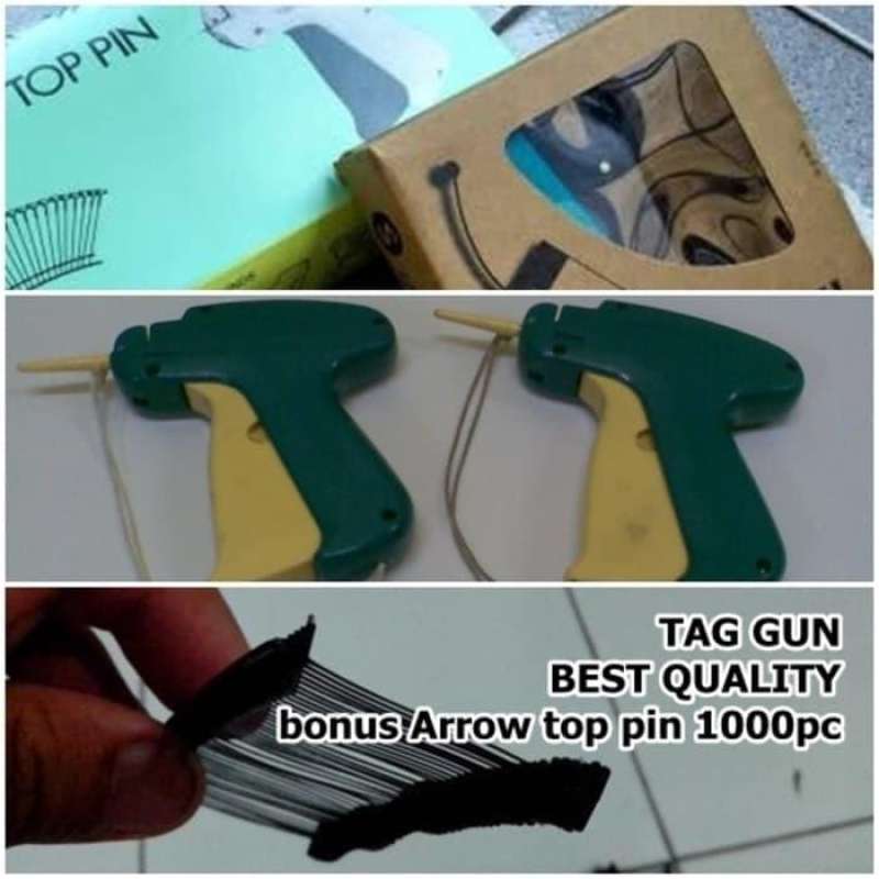 Jual MURAH BINGITS! TAG GUN label + isi 300 arrow pin alat tembak