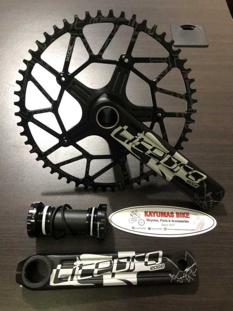 Jual CRANK SET LITEPRO EDGE 54T HOLLOWTECH II HT2 di Seller Kayumas