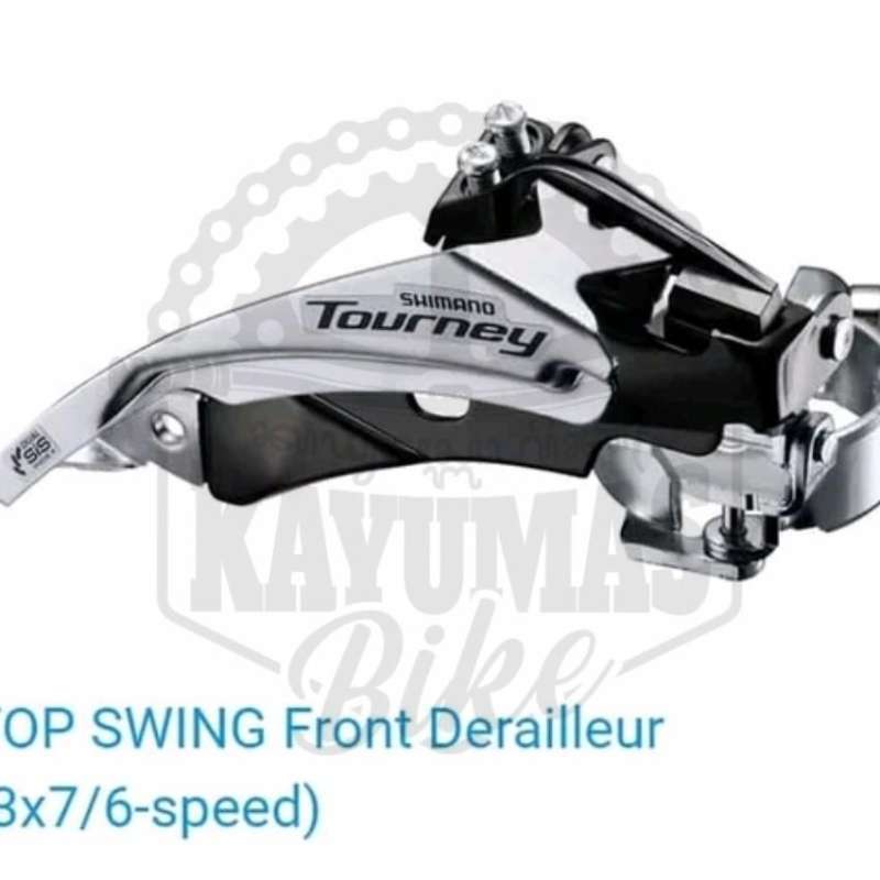 Deragliatore Anteriore Shimano Tourney FD-TY510: 3 Velocità Per MTB Tripla