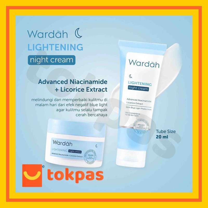 Jual Wardah Lightening Series Day Cream / Night Cream / Serum Ampoule