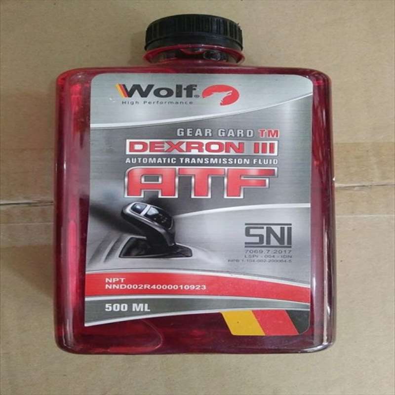 Jual Oli ATF Power Steering Transmisi Matic Wolf Dexron 3 SNI 500ml di