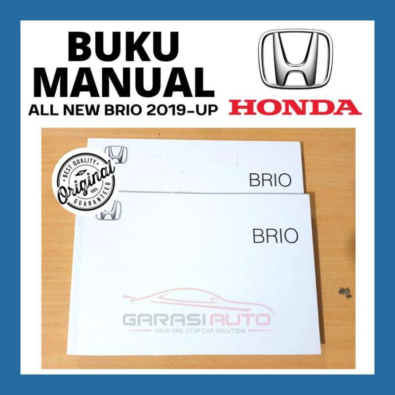 Jual Manual Book HONDA ALL NEW BRIO 2019 UP Original Buku Panduan
