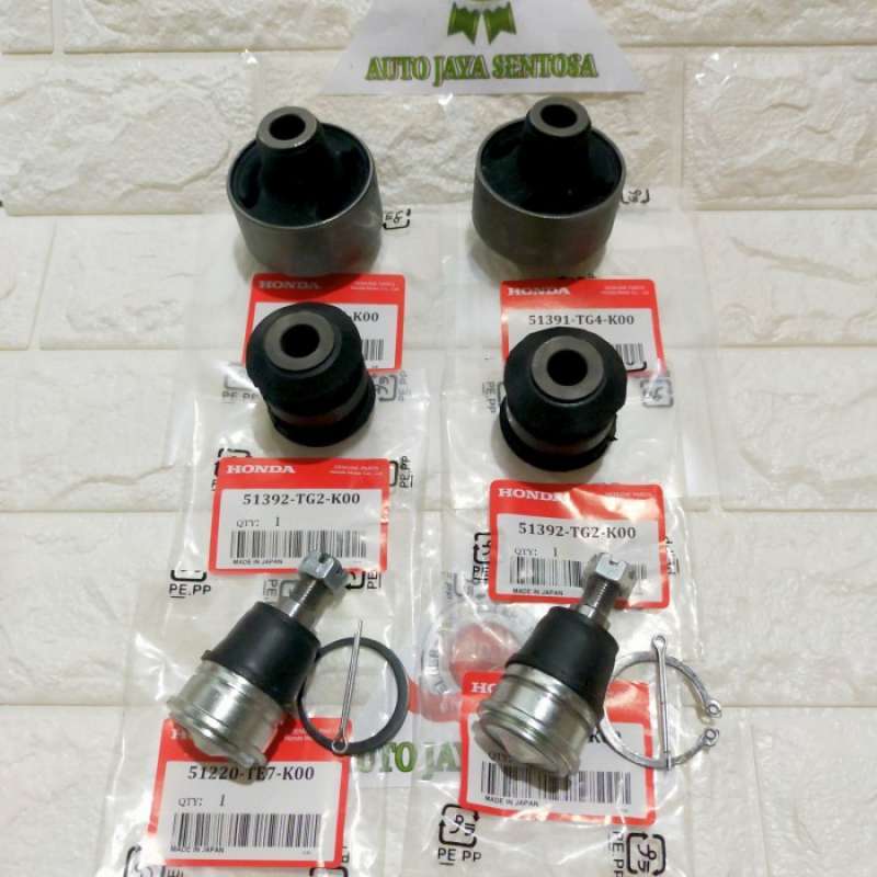 Promo 1set Bushing Lower Arm Besar Kecil Ball Joint Honda Brio Mobilio Brv Diskon 6 Di Seller