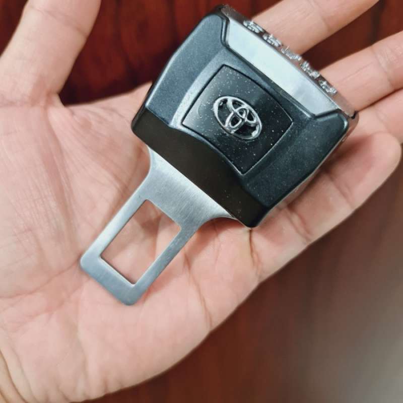 Jual SEAT BELT COLOKAN ALARM BUZZER EXTENDER STOPPER BUCKLE LOGO TOYOTA