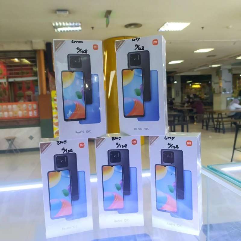 Jual XIAOMI redmi 10c 4/64gb garansi resmi TAM 1 THUN - 3/32gb Grey di