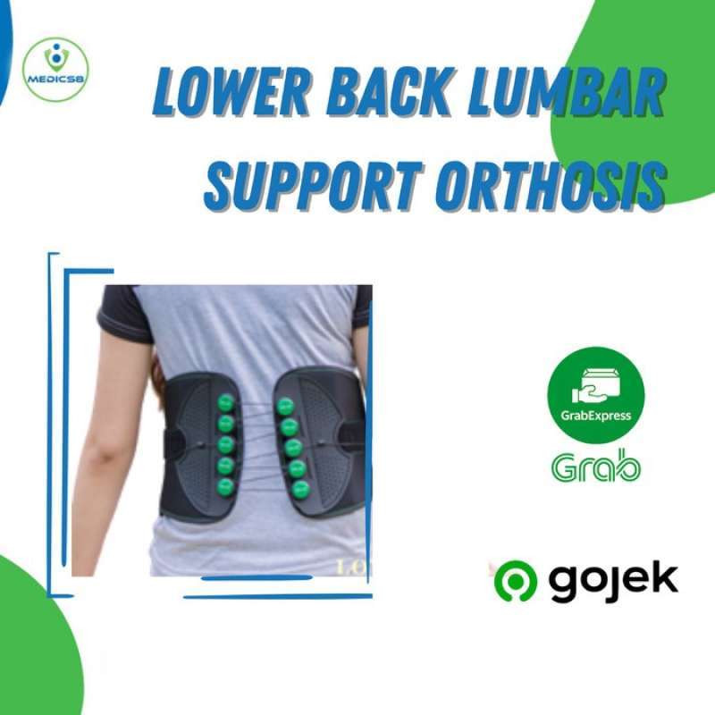 Jual Medics8 Lower Back Lumbar Support Orthosis Penyangga Tulang
