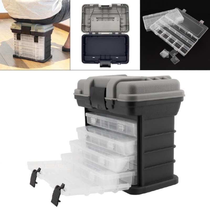 Fishing Tackle Box, 4.16kg Tackle Box Organizers And - View #2