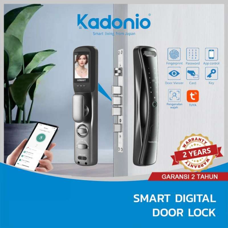 Promo Oem Kadonio Smart Door Automatic Kunci Digital Dengan Kamera