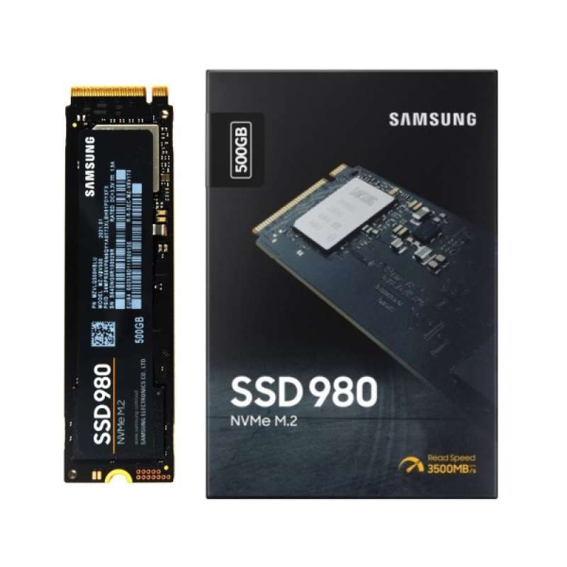 Promo ssd samsung 980 nvme m 2 500gb 500 gb pcie original resmi diskon
