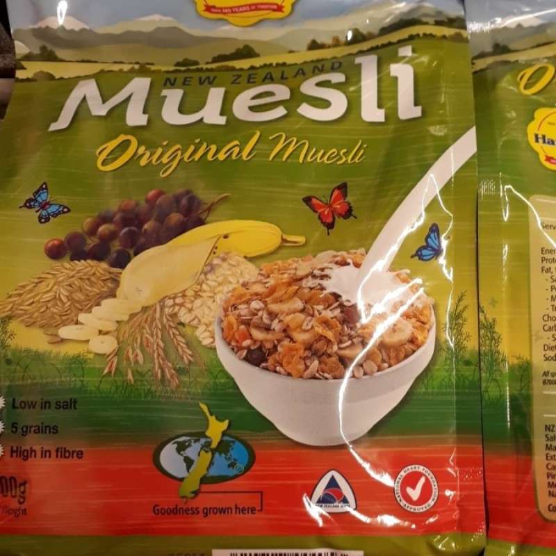 Jual Harraways New Zealand original muesli 500g di Seller AToZphere