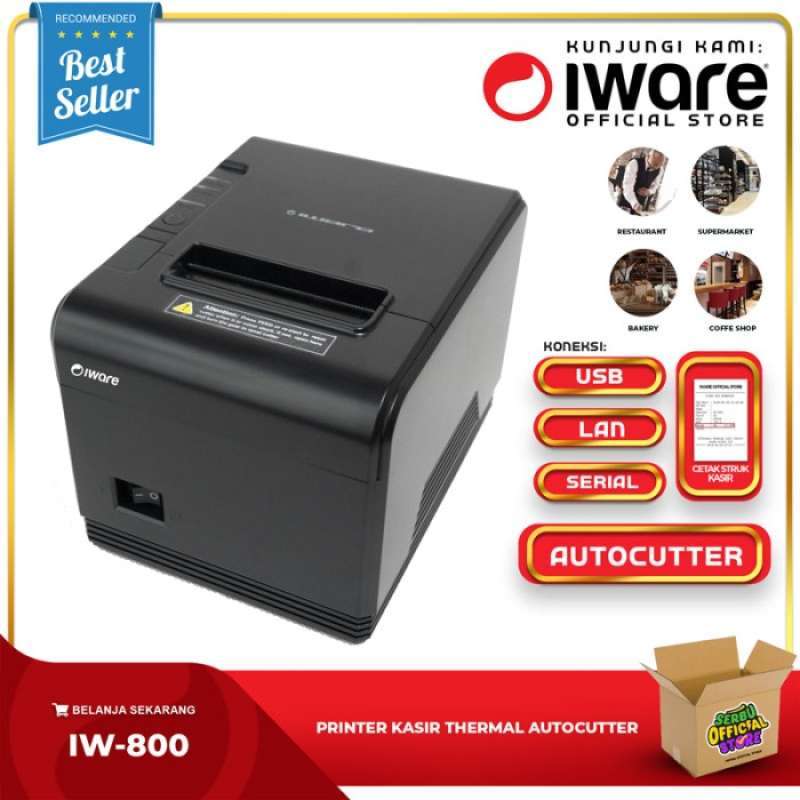 Jual Iware Printer Thermal Kasir Iware Iw800 80Mm Auto Cutter Usb di