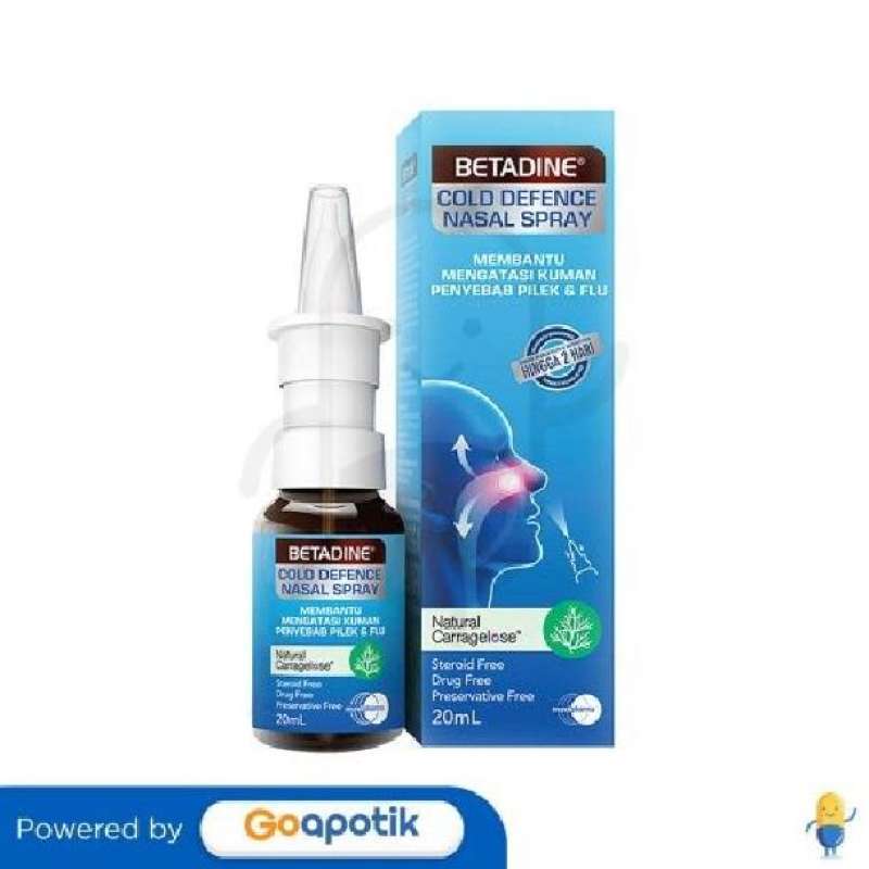 Jual BETADINE COLD DEFENCE NASAL SPRAY ADULT di Seller Cv. Apotek