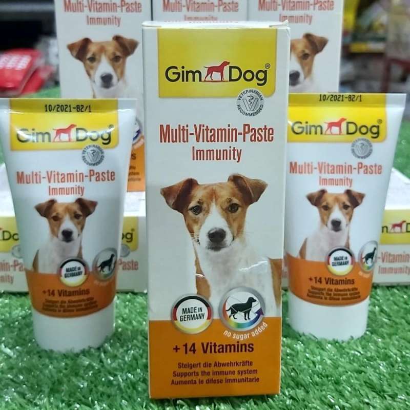 Jual GimDog Multivitamin Paste Immunity 50 gr Asam Folat + 14 Vitamin
