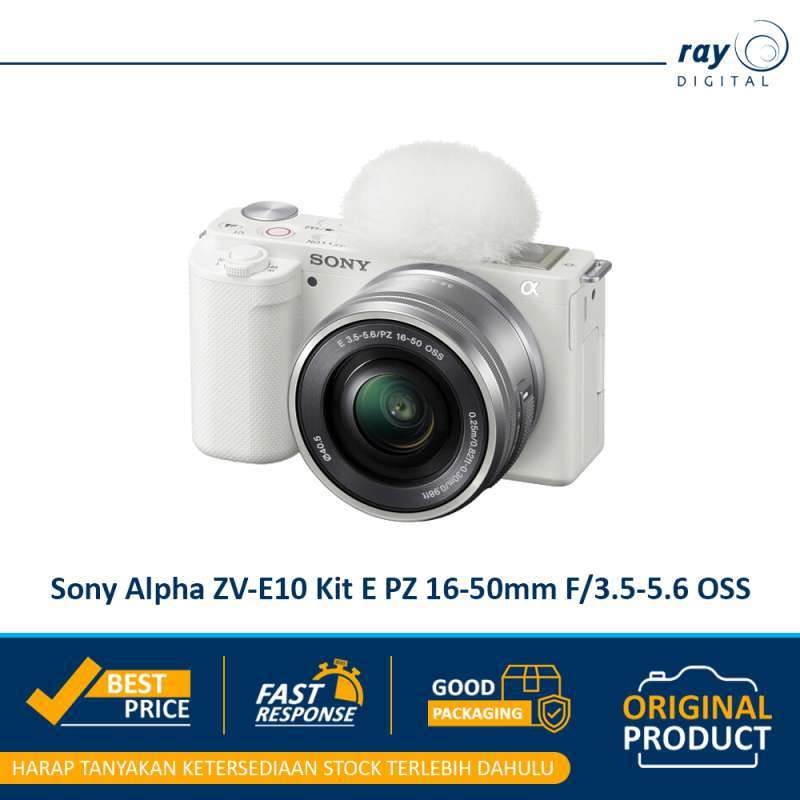 Jual Sony Alpha ZV-E10 kit Lensa E PZ 16-50mm F/3.5-5.6 OSS Mirorless ...