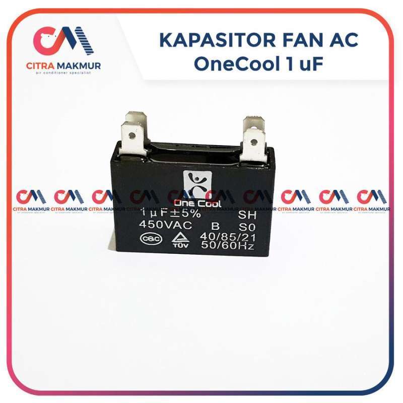 Jual Kapasitor Fan AC 1 uf Kaki 4 Capasitor Kipas Mesin Outdoor Kotak di Seller Citra Makmur