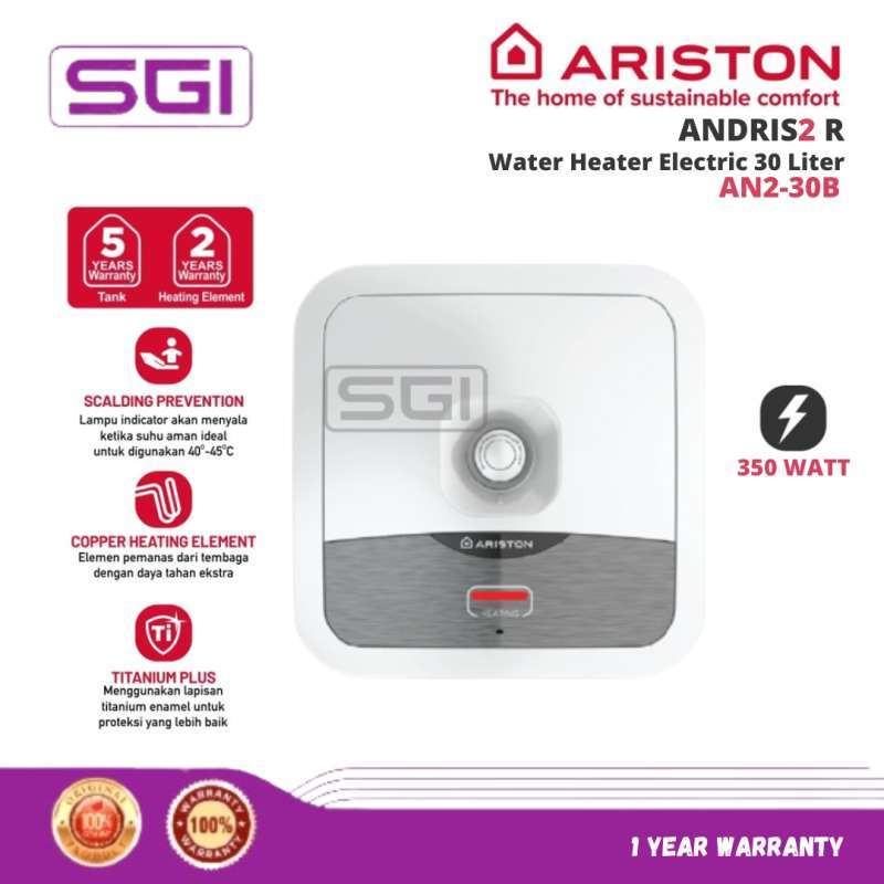 Jual Ariston Water Heater An2 30 B 30 Liter di Seller SGI Official