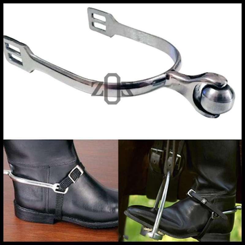 Jual Jalu Spur Sepatu Boot Berkuda Horse Riding Equestrian Smooth Rol