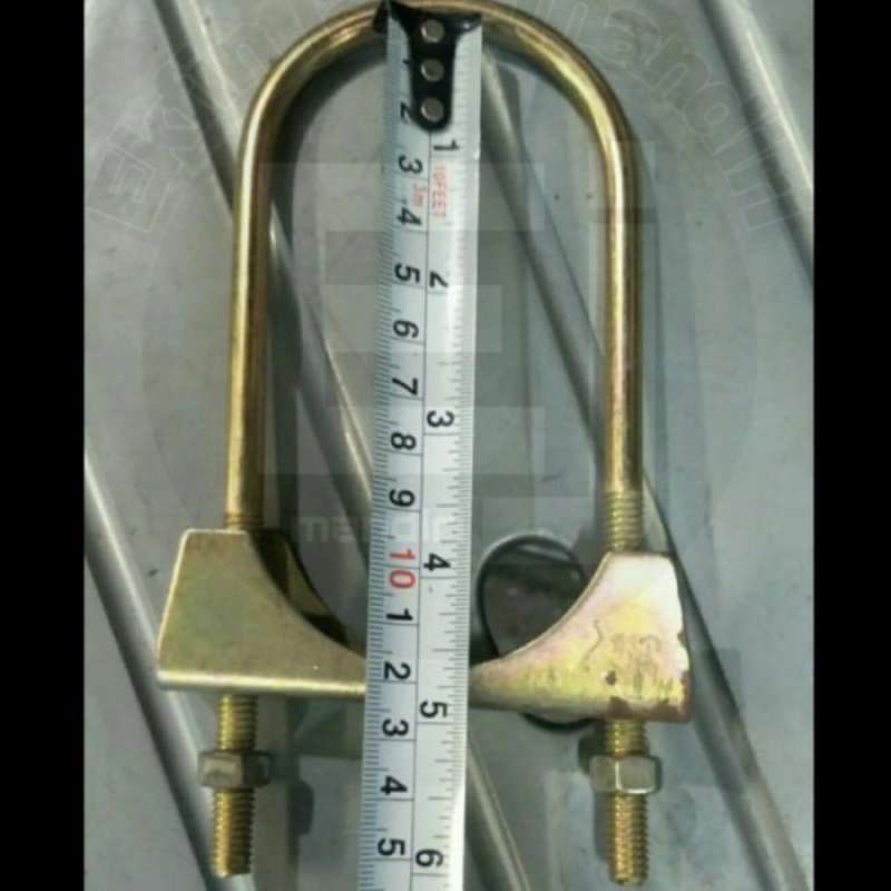 Jual U Bolt Klem Pipa Besi 2 Inch Besi Panjang Untuk 2pipa Di Seller