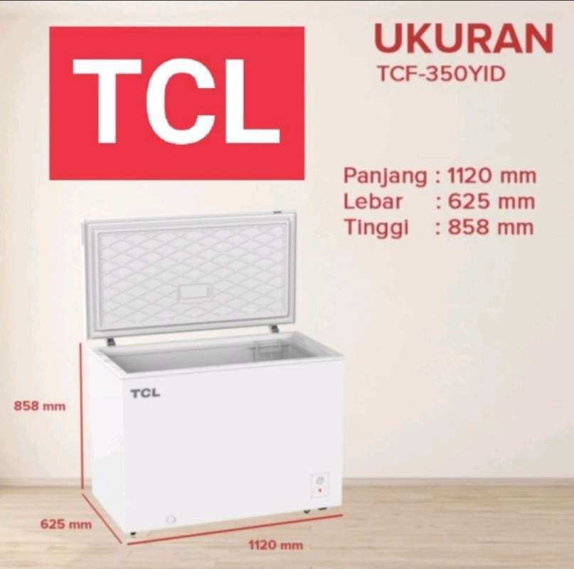 Promo free ongkir khusus jadetabek Chest Freezer Kulkas Box Daging 350L