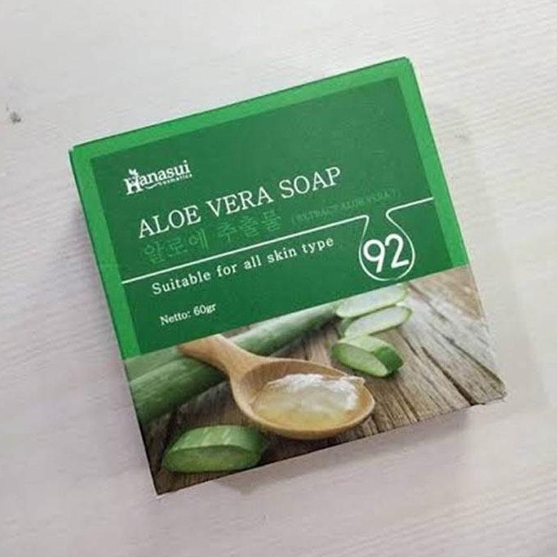 Hanasui Aloe Vera Natural Bar Soap Sabun Mandi