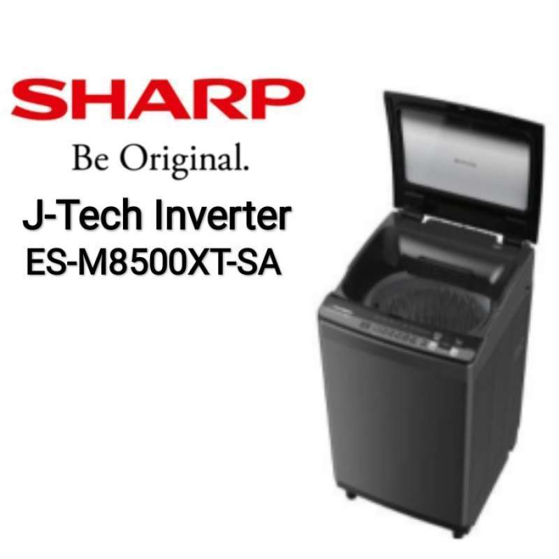 Jual MESIN CUCI SHARP ESM8500XTSA 8,5KG MEGAMOUTH JTECH INVERTER MM