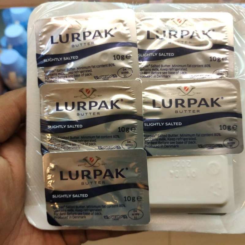 Jual Arla Lurpak Butter Salted Mentega (10gr X 10pics) Di Seller