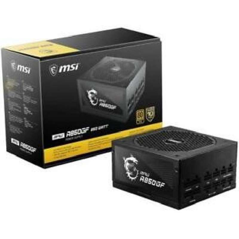 Jual Power Supply / PSU MSI MPG 850 watt GOLD Full Modullar A850GF di