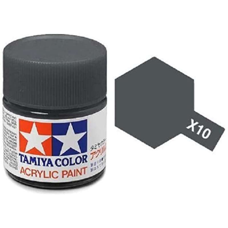 Jual Tamiya Color Acrylic Paint X10 Gun Metal 10Ml di Seller DENTA
