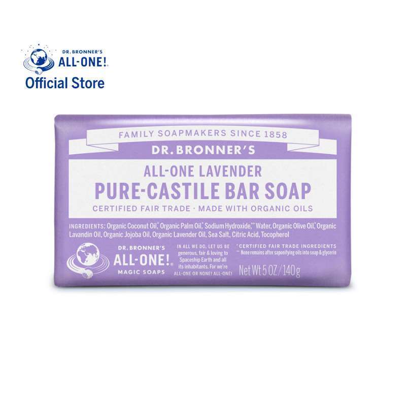 Jual Dr. Bronner's Bar Soap Lavender 140gr Sabun Mandi di Seller Willow Baby Shop West
