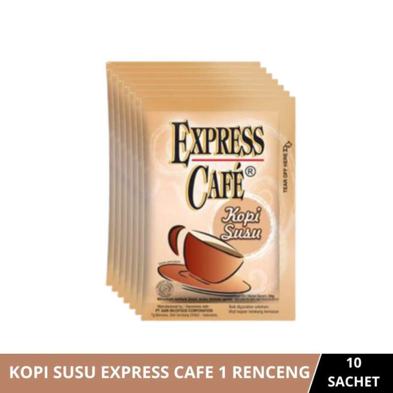 Jual Kopi Sachet / Kopi Express Cafe / Kopi Susu Isi 10 Sachet di