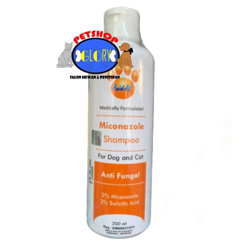 Jual raid all MICONAZOLE (anti fungal) shampoo for dog and cat 200ml di