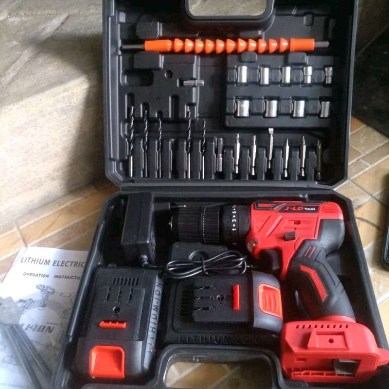 Jual Bor baterai 48v Brushless 13mm JLD Terlaris impact drill charger