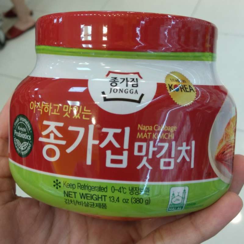 Jual Jongga Chongga Mat kimchi 380 gr /Napa Cabbage Mat Kimchi Korea