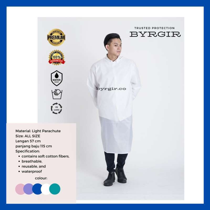 Jual BYRGIR Baju Safety Suit Jubah Surgical Gown Gaun Operasi Bedah ...