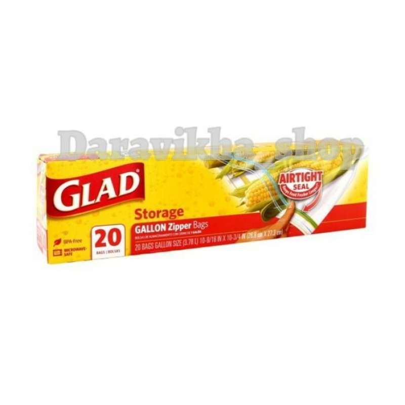 Jual Glad Storage Gallon Zipper Bag 20's di Seller Kota Tangerang Selatan
