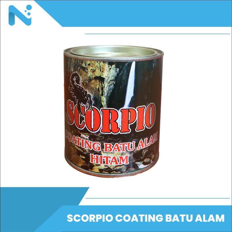 Jual SCORPIO BATU ALAM HITAM COATING PELAPIS BATU ALAM HITAM DOFF di
