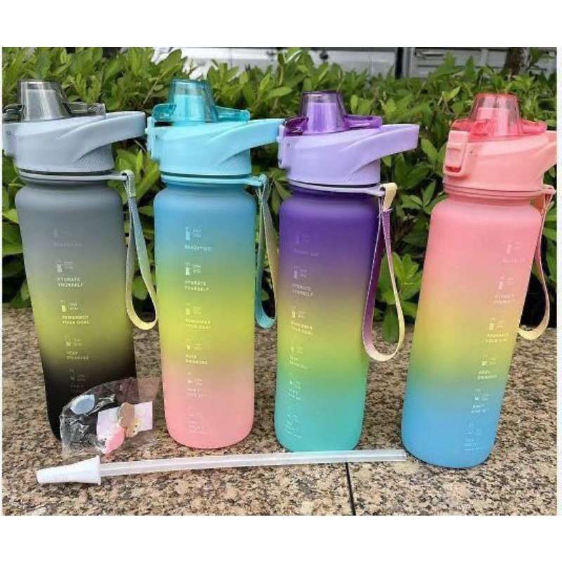 Jual Botol Minum 1 Liter Botol Minum Gradasi Sport Tumblr Bottle ...
