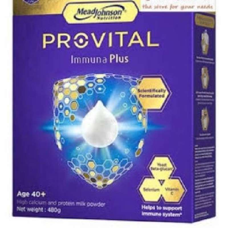 Jual mead johnson PROVITAL immuna 240 gr/susu bubuk rasa vanilla di