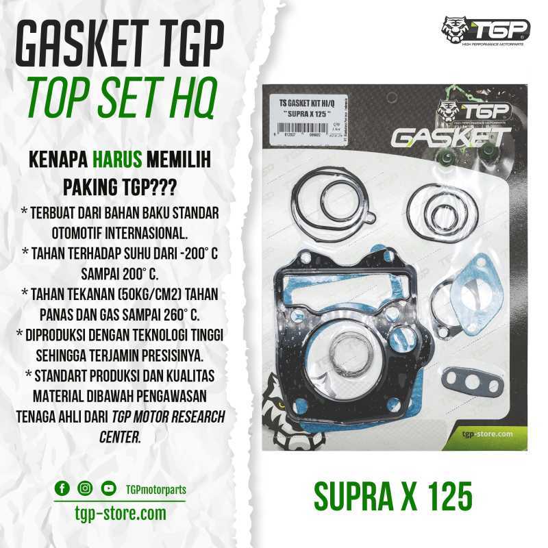 Promo Paking Topset Honda Supra X 125 Gasket Kit Set Original TGP HQ