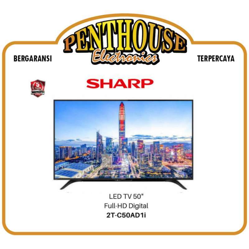 Jual Sharp LED Digital TV 50 Inch 2TC50AD1i / 2TC50AD1 Full HD di