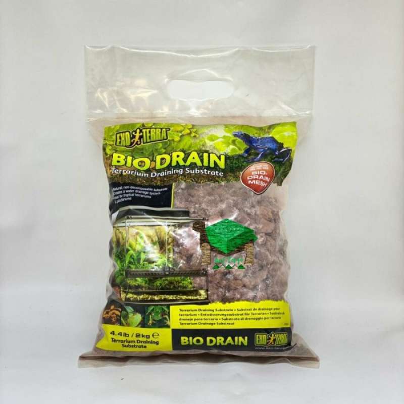 Promo Exoterra / Exo Terra Bio Drain Substrate Terrarium Paludarium 2 ...