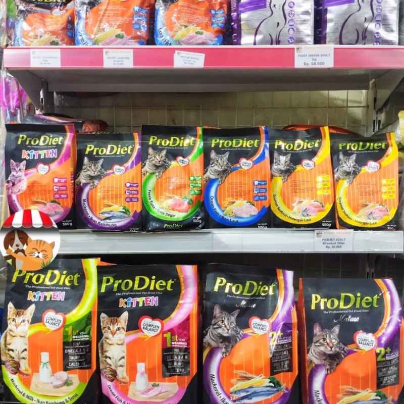 Jual Prodiet Adult Cat Food 500gr Pro Diet Makanan Kucing Dewasa di