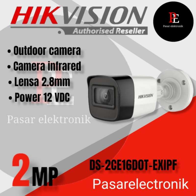 Promo Outdoor Hikvision 2Mp Ds2Ce16DotIrp (Limited Promo) Diskon 10 di Seller Asad Store