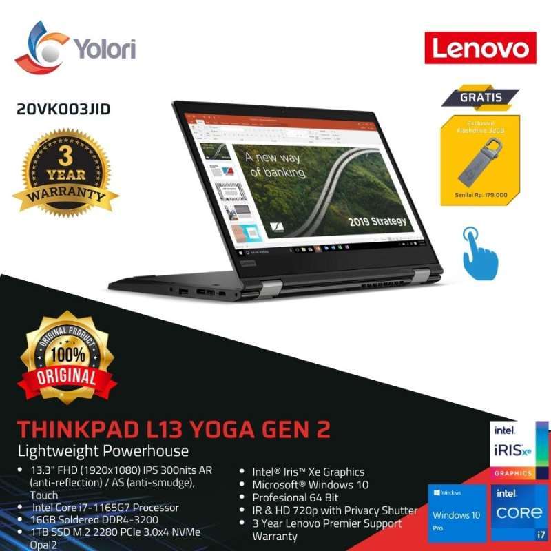 Lenovo L13 Gen 2 i7-1165G7 2,8 GHZ 16 GB RAM 256 Go SSD M.2 13N Windows